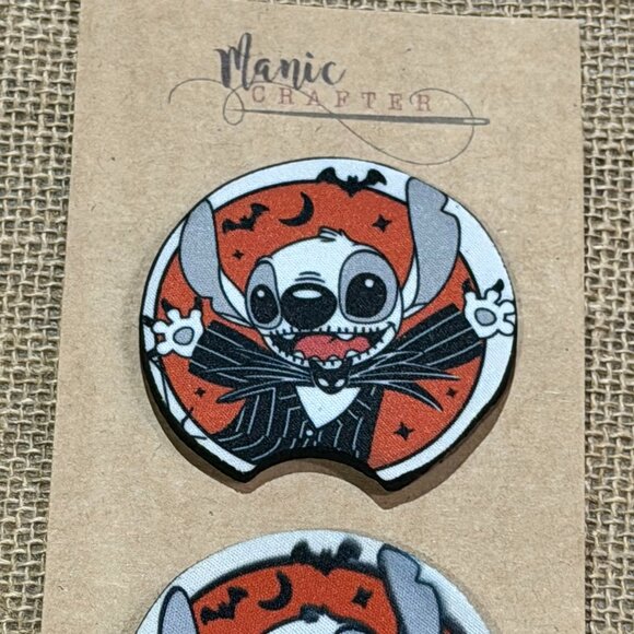 Spooky Stitches - Sublimation Neoprene Car Coasters - Picture 2 of 3